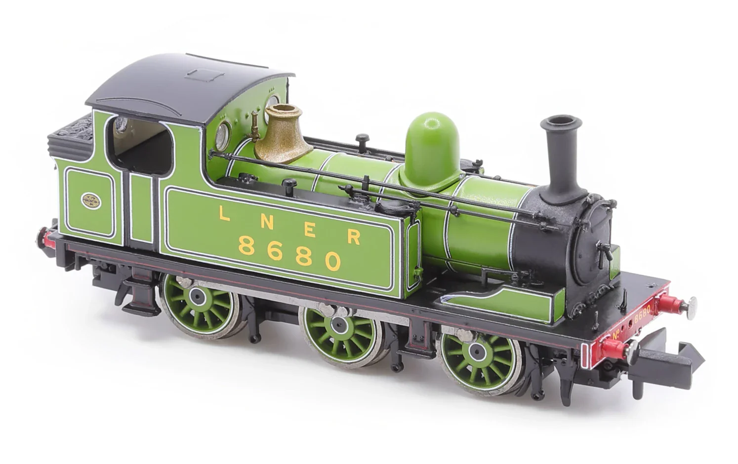 2S-022-003D J72 0-6-0 8680 LNER Post War Lined Green Steam Tank Locomotive - DCC Fitted - Image 2