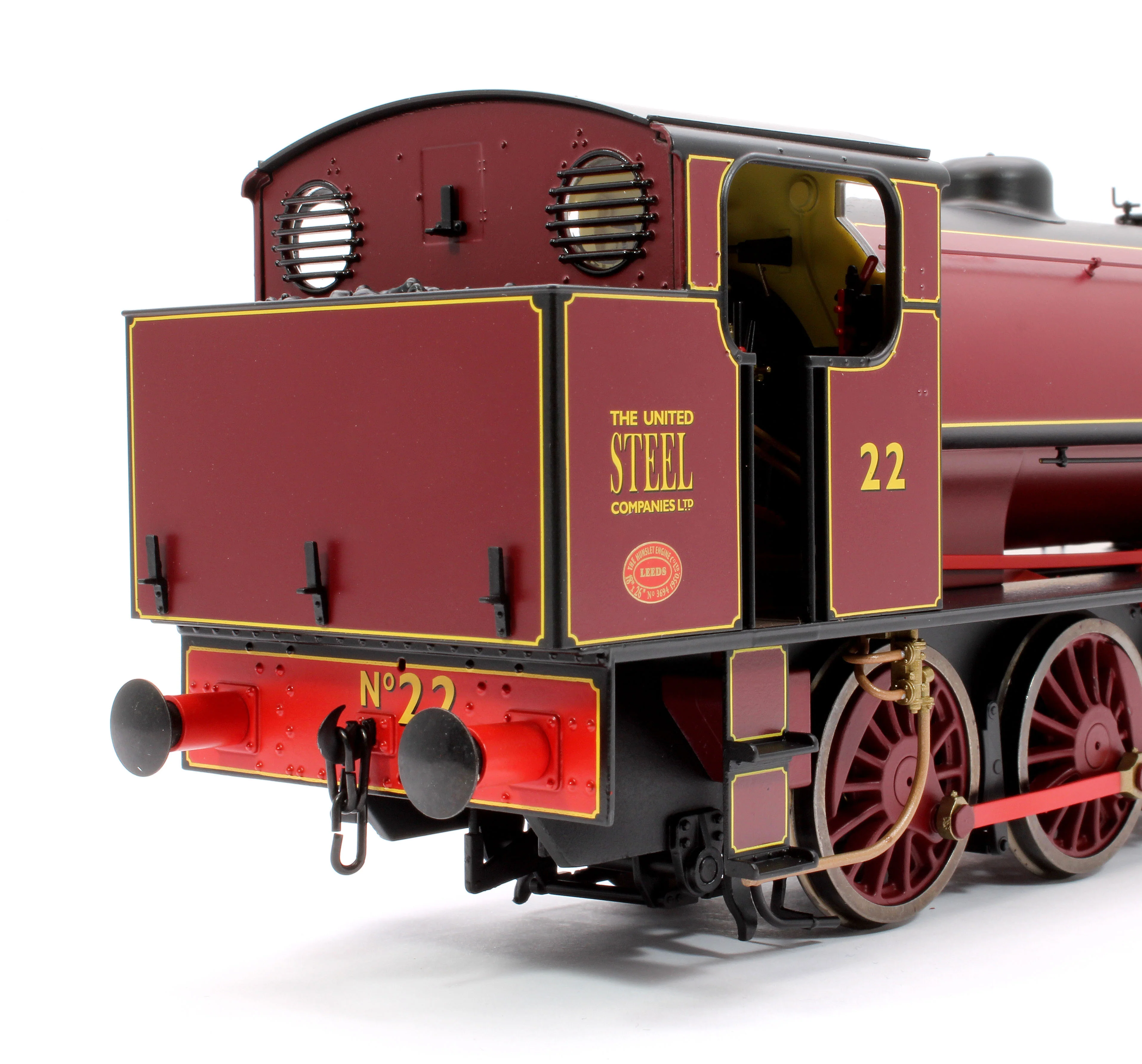 7S-094-008 J94 Austerity United Steel Lined Red No 22 0-6-0 locomotive - Image 8