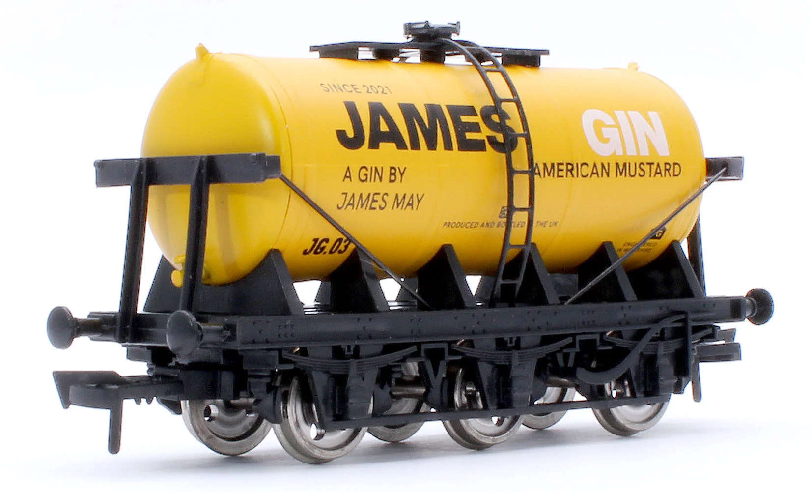 4F-JAMESGIN-JG03 James Gin "Gin of the People" American Mustard Tank Wagon No. JG03