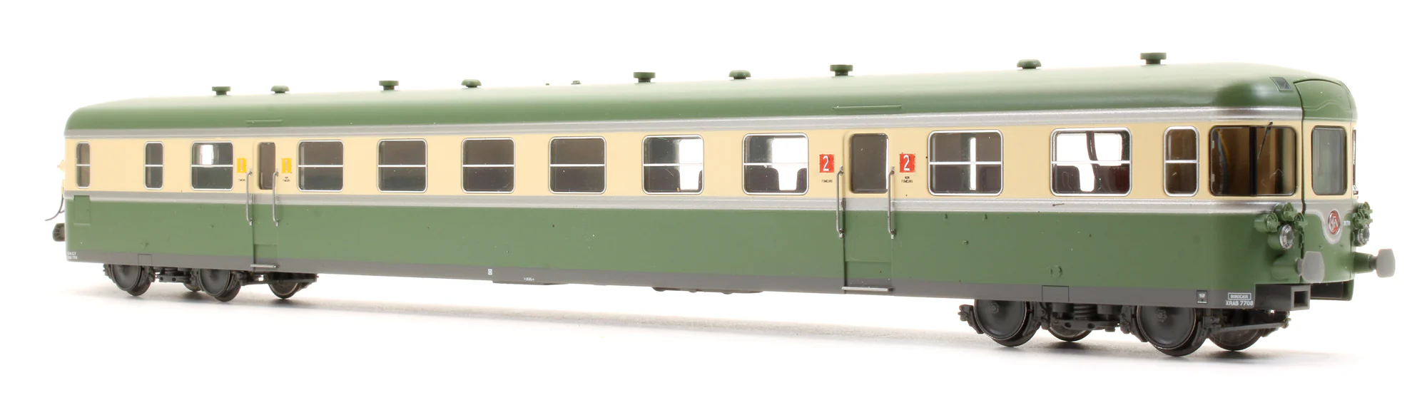 HJ2429S Pre-Owned SNCF RGP II X2719 Diesel Railcar & XRAB Trailer - DCC Sound - Image 6
