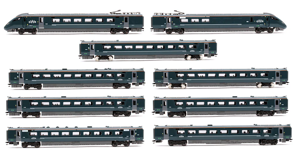 10-1672S Class 800 3xx GWR IET 9 Car Train Pack - DCC-Sound
