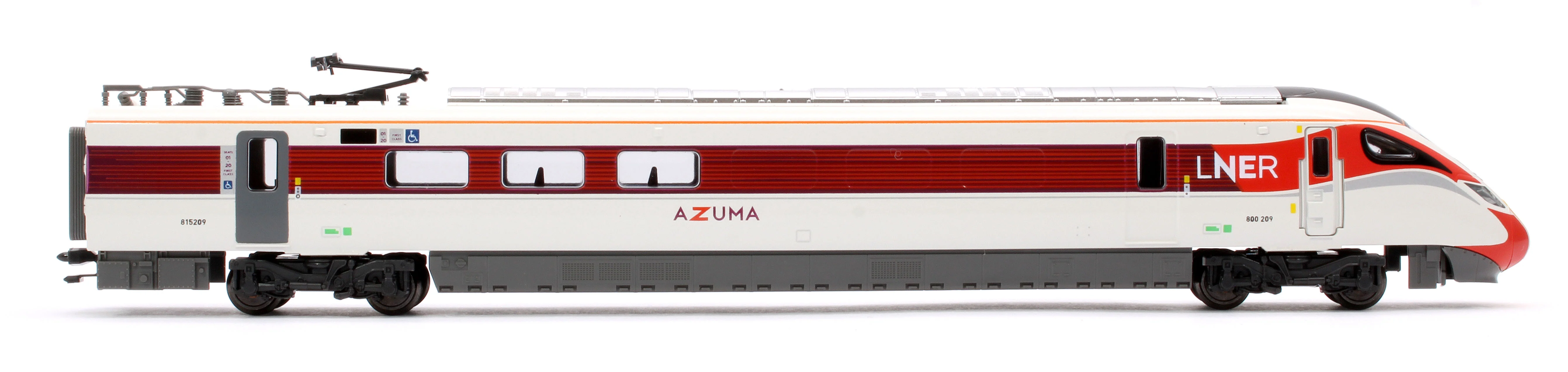 10-1674 -82269 Class 800/2 LNER Azuma 800 209 5 Car EMU - Image 13