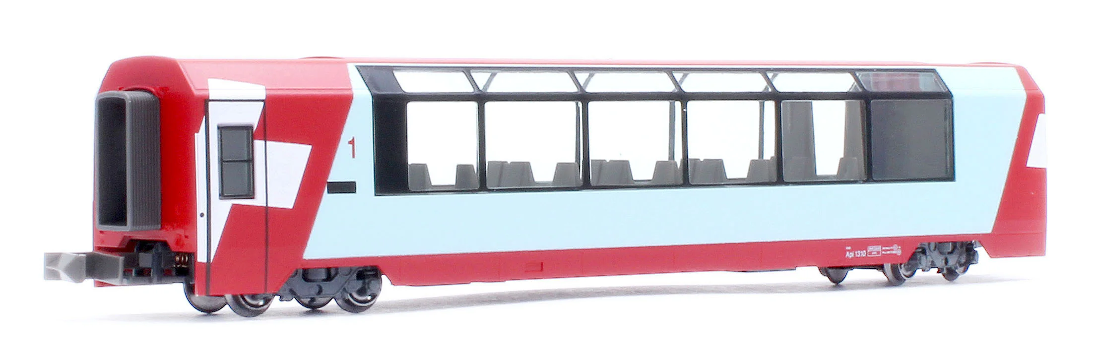 10-2027 46661 RhB Glacier Express Coach Set (4) VI - Image 11