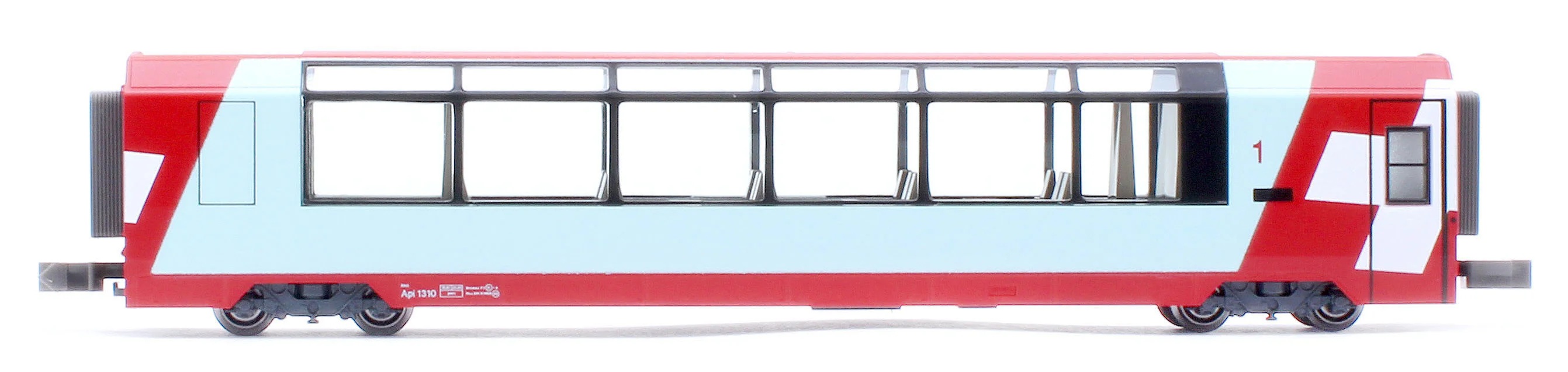10-2027 46661 RhB Glacier Express Coach Set (4) VI - Image 12