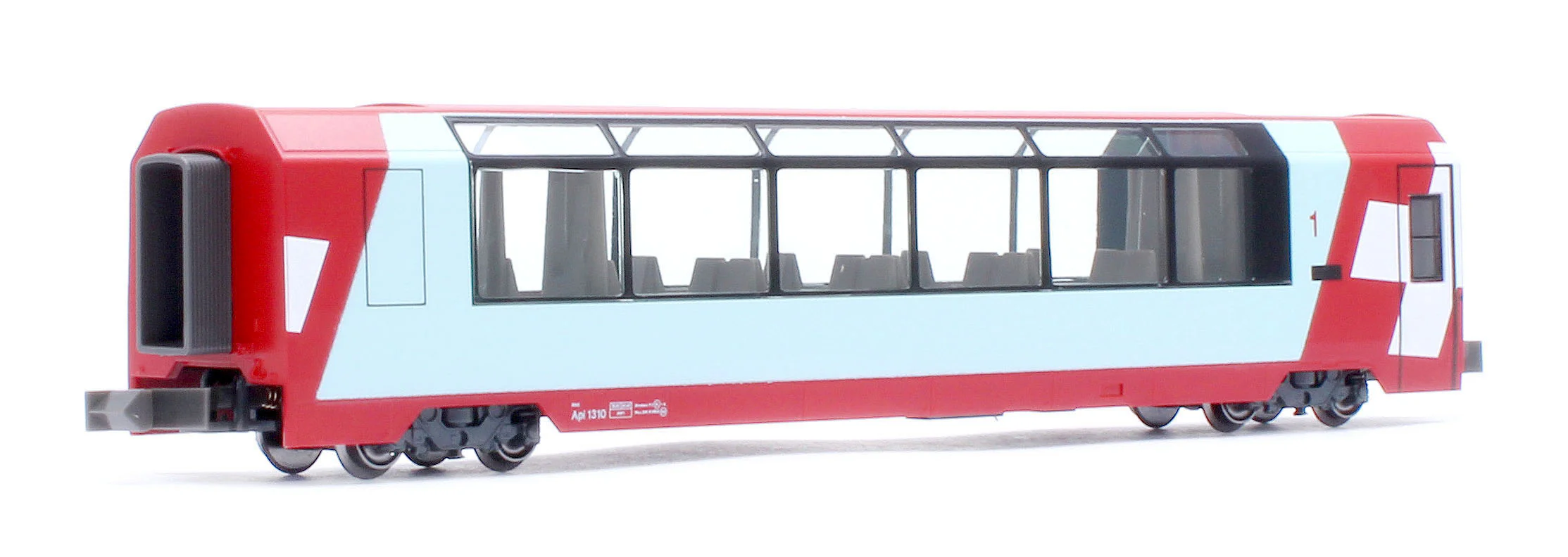 10-2027 46661 RhB Glacier Express Coach Set (4) VI - Image 13