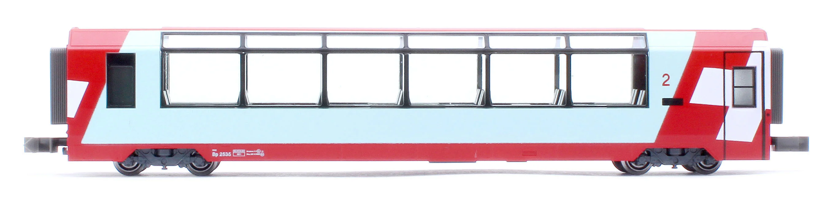 10-2027 46661 RhB Glacier Express Coach Set (4) VI - Image 3
