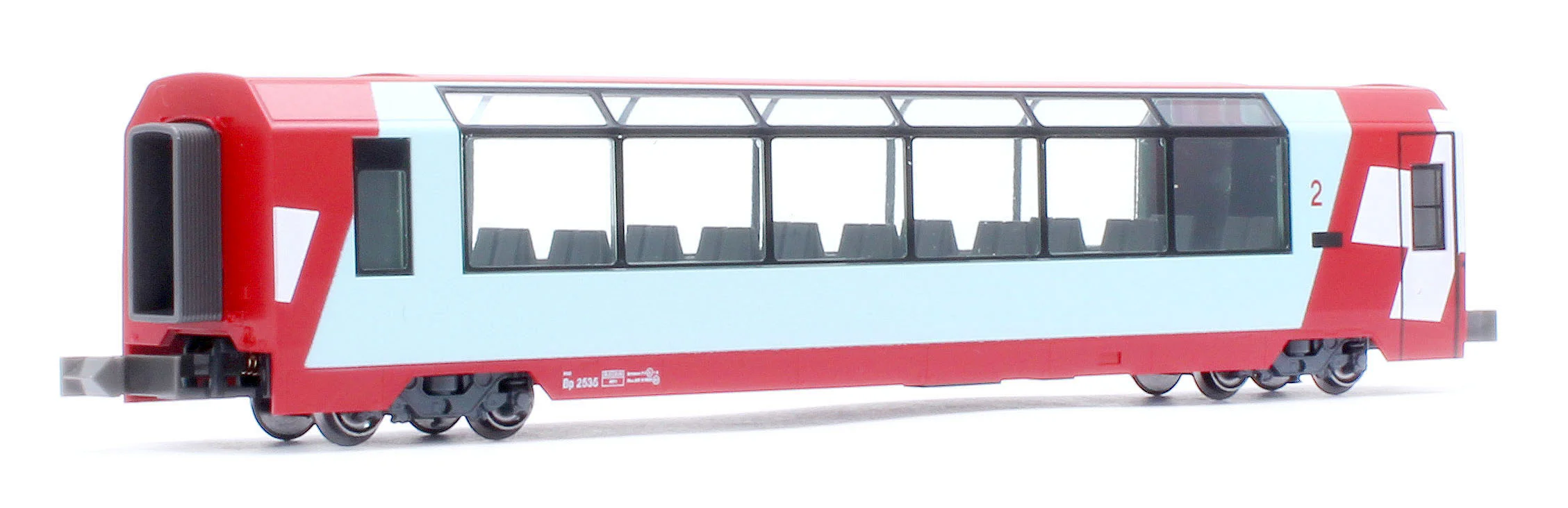 10-2027 46661 RhB Glacier Express Coach Set (4) VI - Image 4