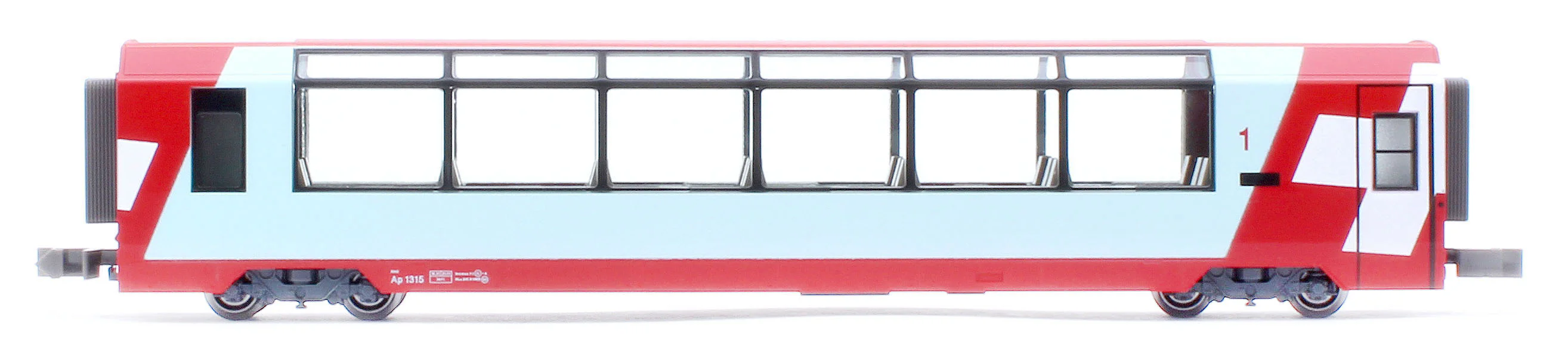 10-2027 46661 RhB Glacier Express Coach Set (4) VI - Image 6