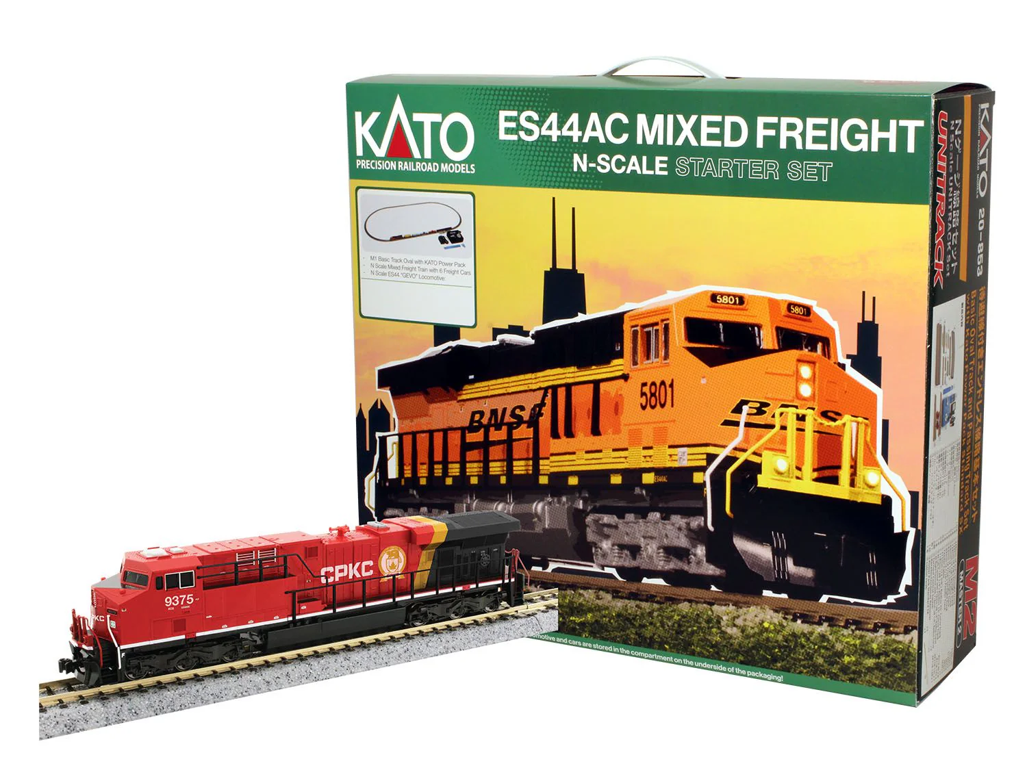 106-0027 Canadian Pacific Kansas City Mixed Freight Train Set