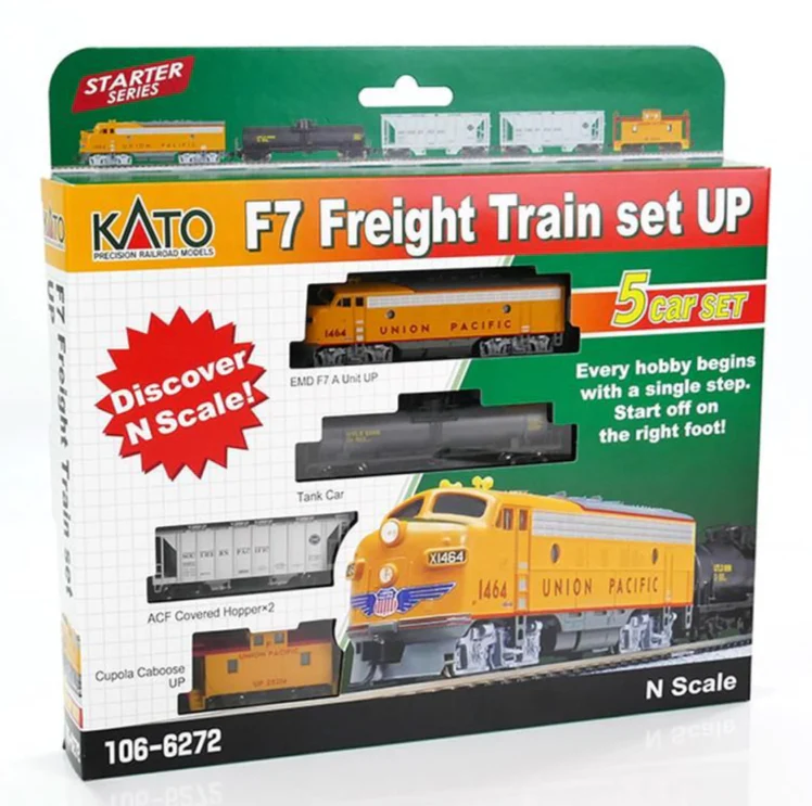 106-6272 Union Pacific EMD F7 Freight Train Pack - Image 3