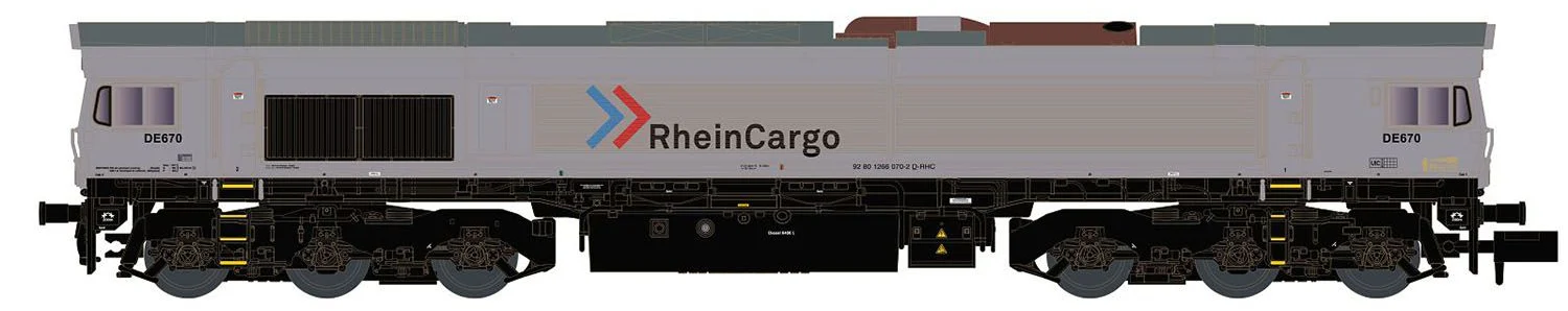 10837 RheinCargo Class 66 Diesel Locomotive VI