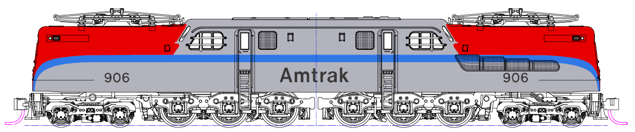 137-2026 GG1 Amtrak Ph1 926
