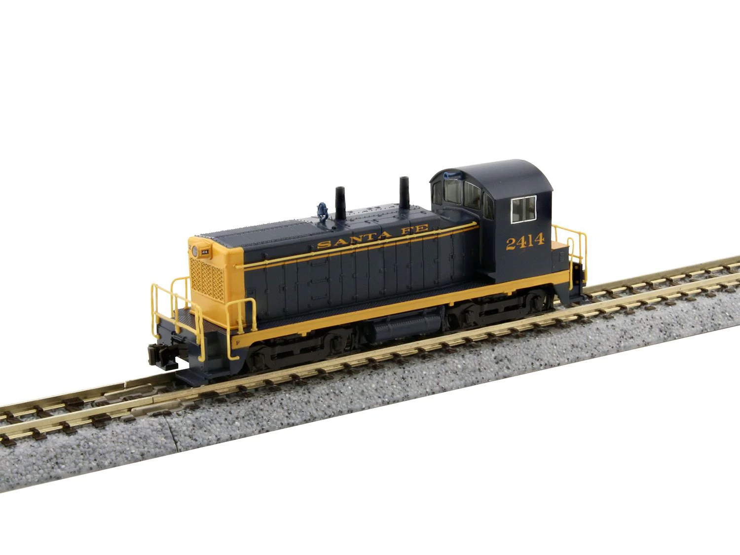 176-4376-S EMD NW2 Switcher AT&SF 2414 - DCC-Sound