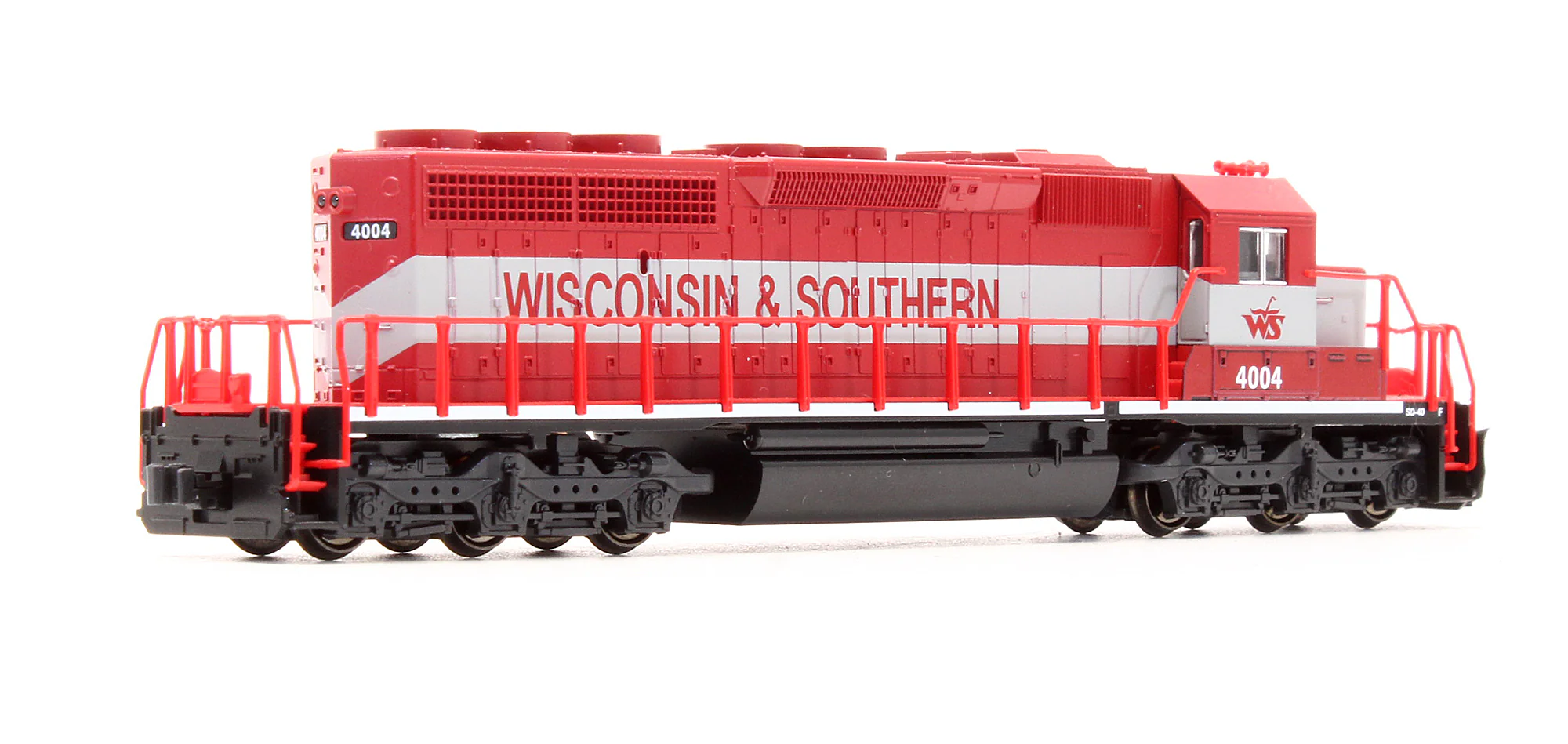176-4814 Pre-Owned SD40-2 Early With Dynamic Brake Diesel Locomotive Wisconsin & Southern - Road #4004 - Image 2