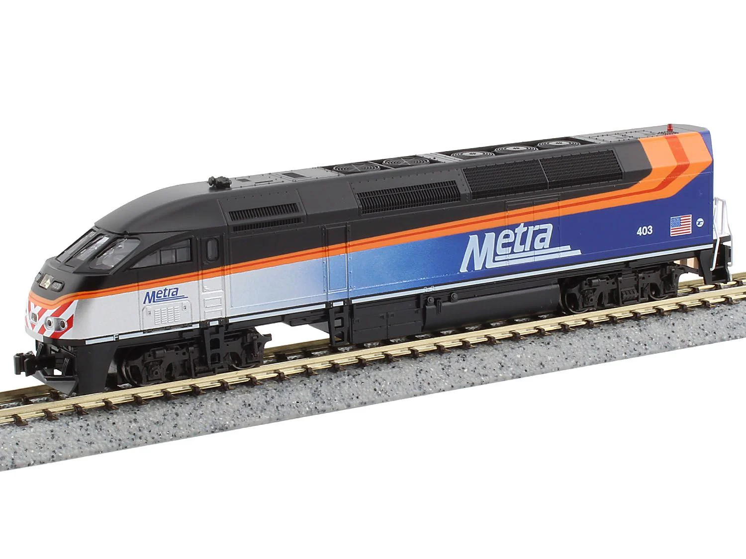 176-6123-S MP36PH Chicago Metra 403 - DCC-Sound