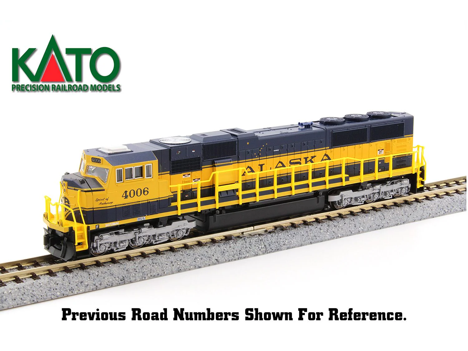 176-6411-DCC EMD SD70MAC Alaska Railroad 4015 - DCC-Fitted