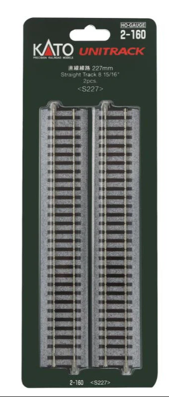2-160 Unitrack (S227) Straight Track 227mm 2pcs - Image 4