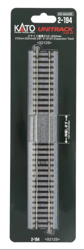 2-194 Unitrack (S212S) Straight Expansion Track 212-252mm - Image 5