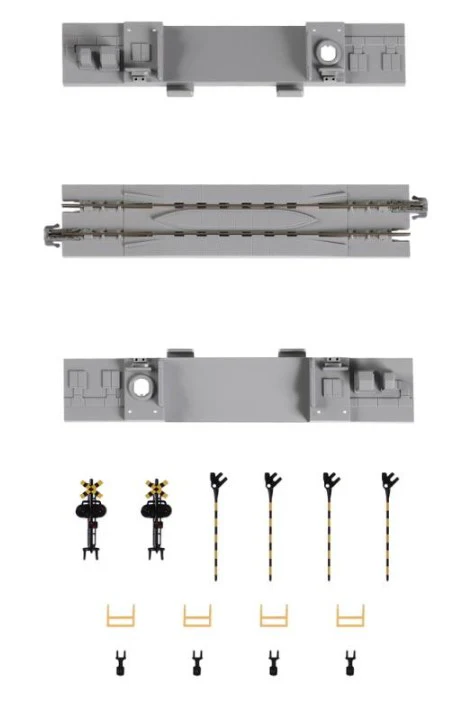 20-027 Unitrack (S124C) Straight Level Crossing Track 124mm