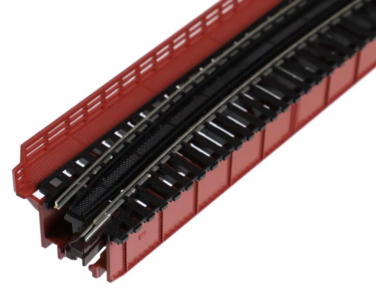 20-470 Unitrack (R481-15T) Curved Girder Bridge Red 15 Degree - Image 3