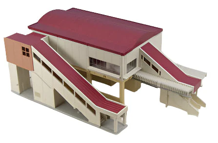 23-122 City Overhead Station With Footbridge Access (Pre-Built)
