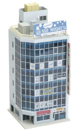 23-433A Diotown Metro 6 Floor Office Corner Building Blue (Pre-Built)