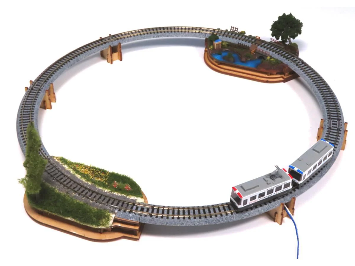 24-052 Mini Diorama Base Curve R183mm Kit with Track - Image 3