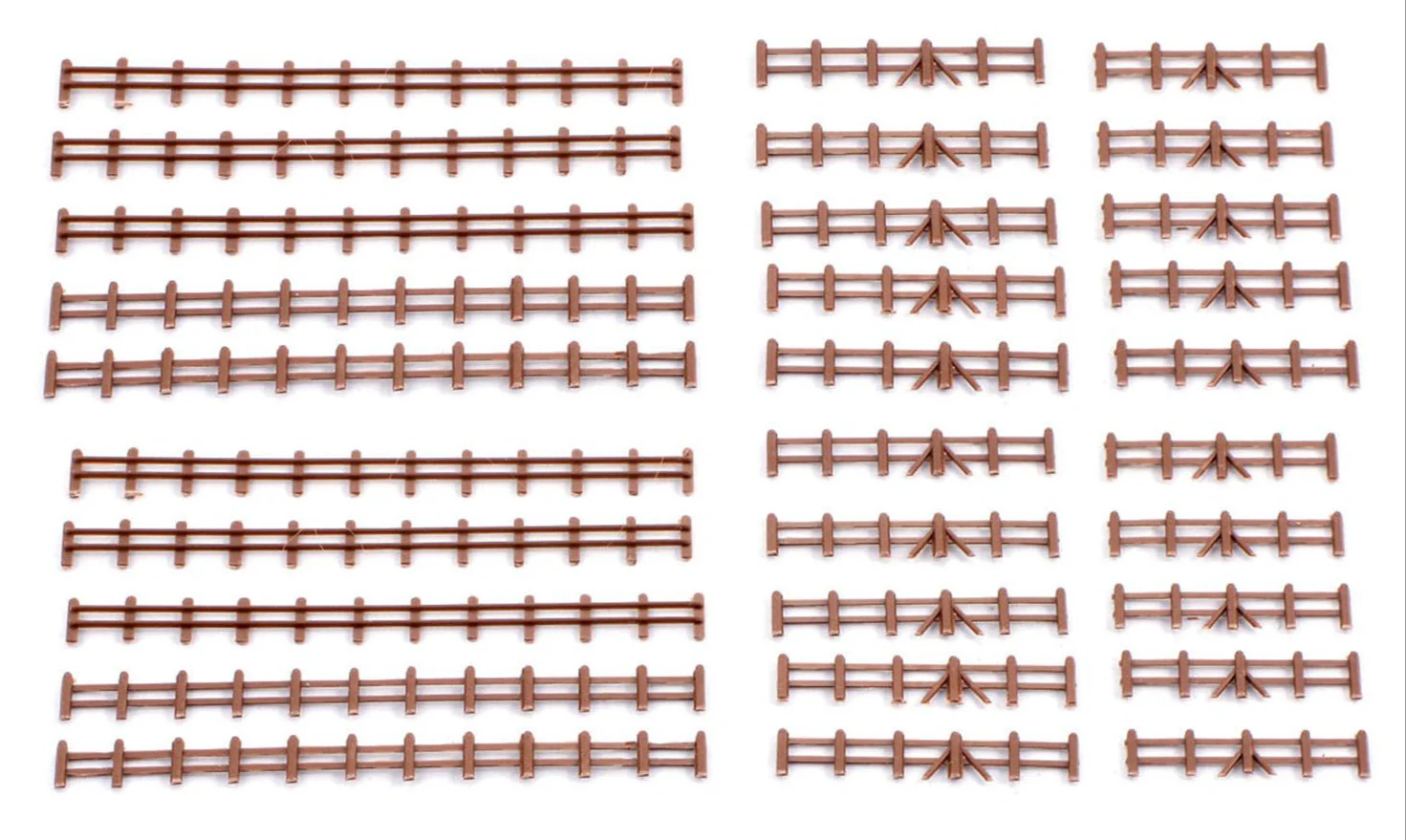 GMKD44 Brown Farm Rail Fencing 86mm x10 Lengths