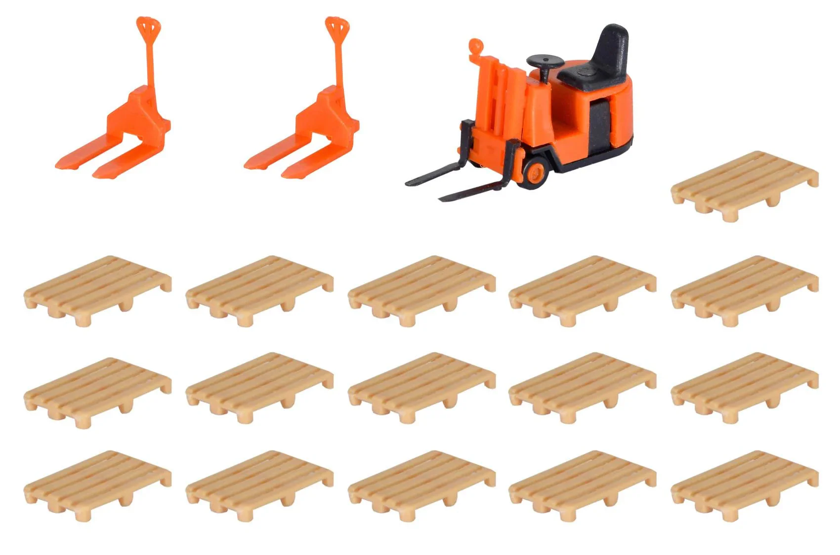 38147 Forklifts & Pallets Model Kit
