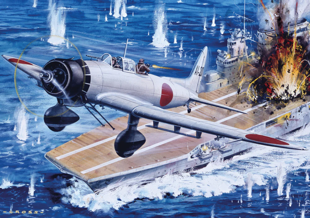 AX0006 Airfix Aichi D3A1 Val 1000 Piece Jigsaw Puzzle - Image 2