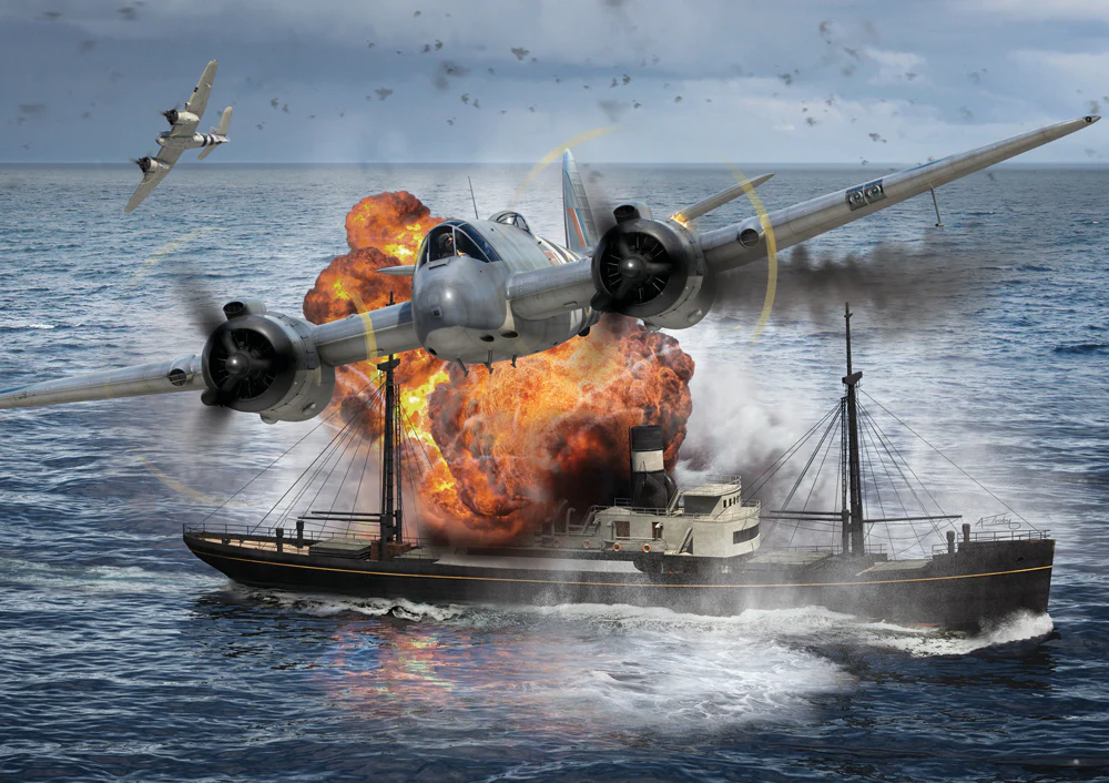 AX0009 Airfix Bristol Beaufighter TF.X 1000 Piece Jigsaw Puzzle - Image 2