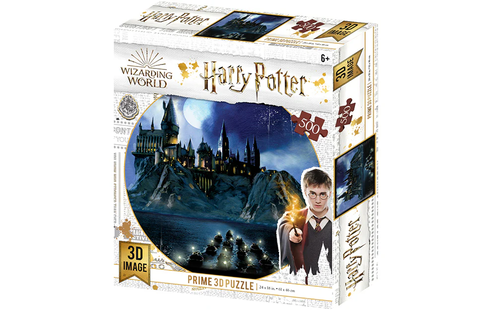 HP32515 Harry Potter 'Hogwarts' 500 Piece 3D Jigsaw Puzzle