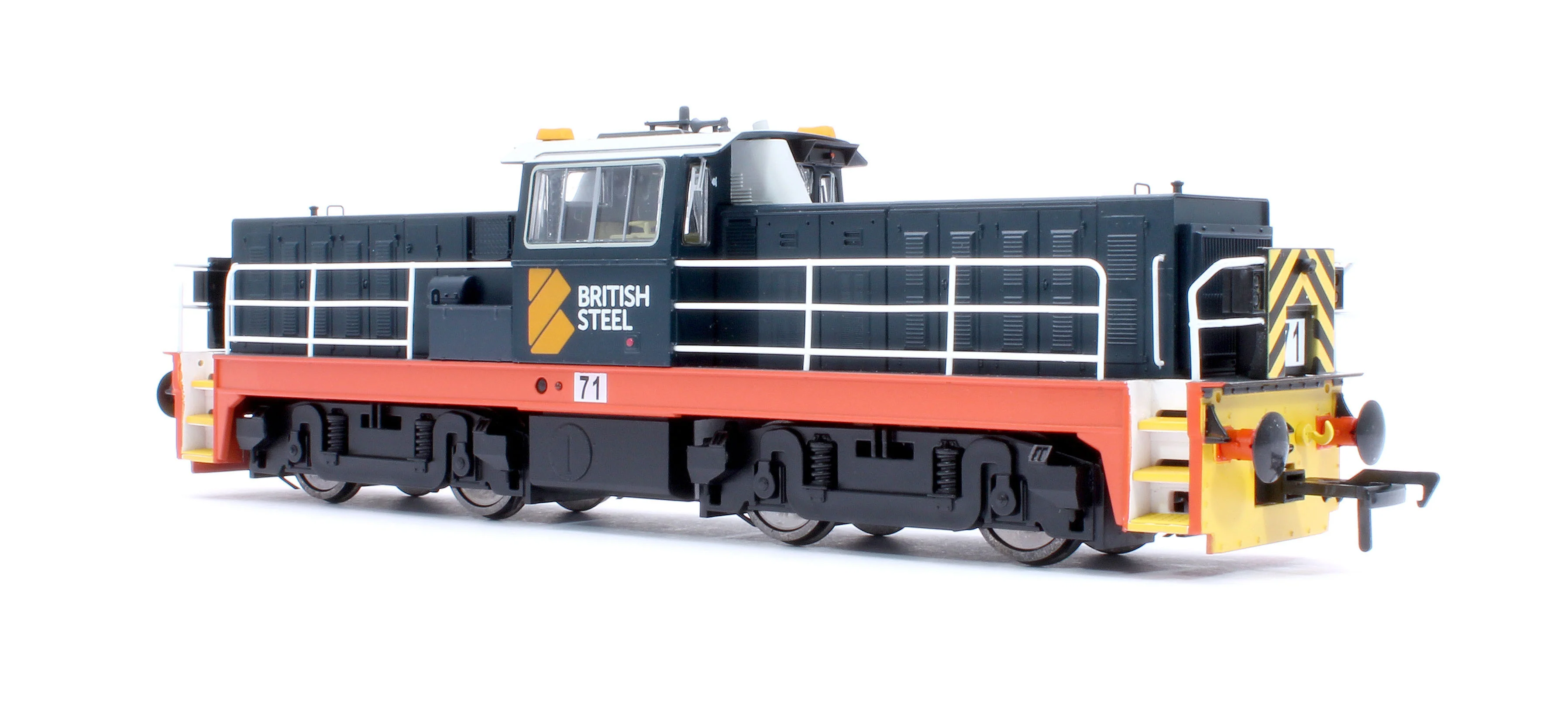 KRM-HUN-OO-R-71 Hunslet Bo-Bo in British Steel Blue No.71 Diesel Locomotive - Image 4