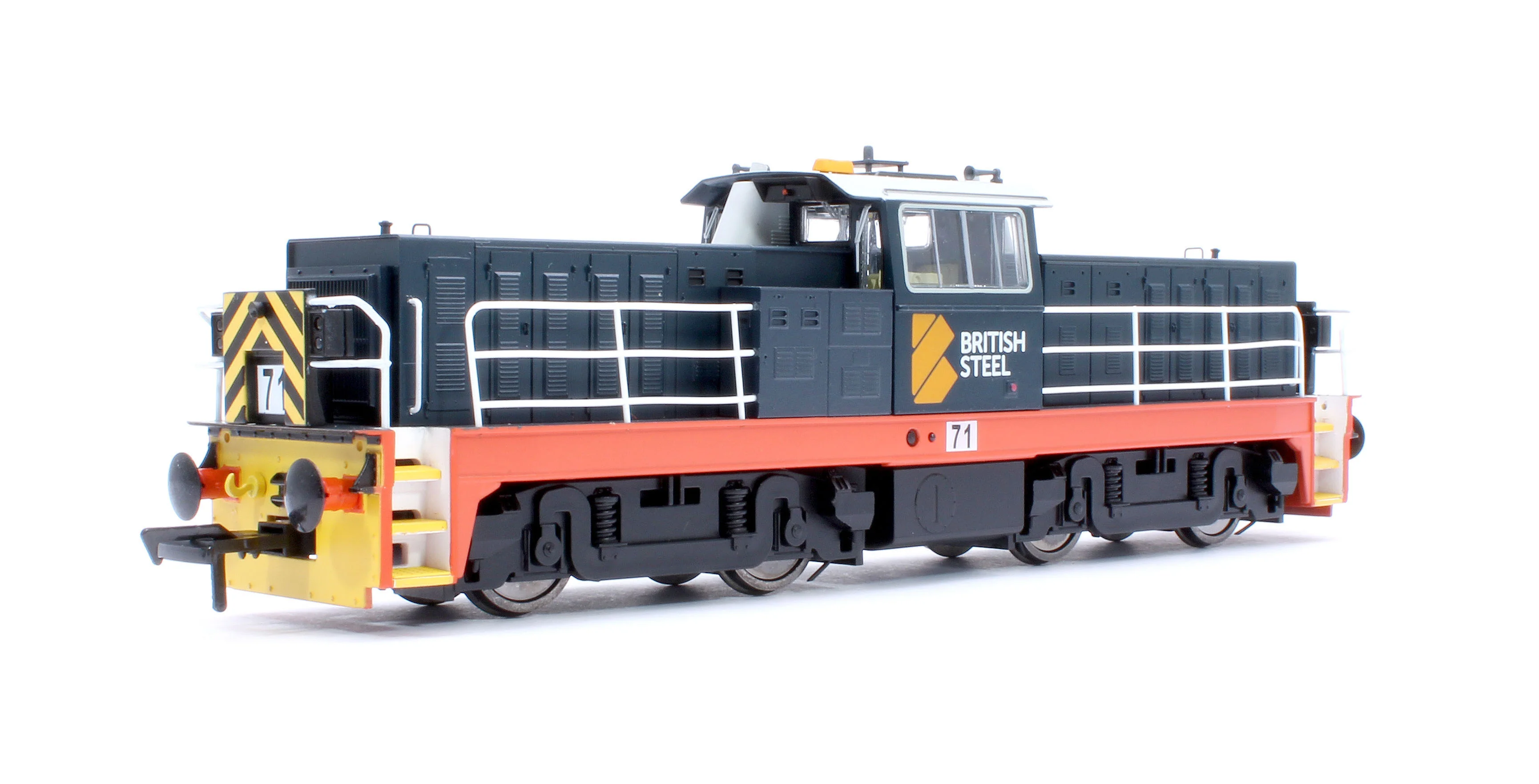 KRM-HUN-OO-S-71 Hunslet Bo-Bo in British Steel Blue No.71 Diesel Locomotive - DCC Sound