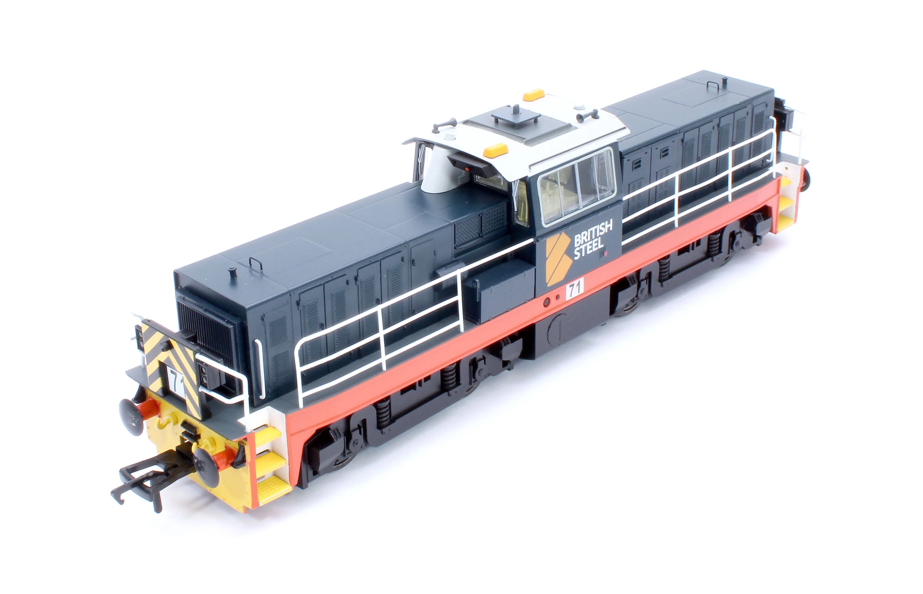 KRM-HUN-OO-S-71 Hunslet Bo-Bo in British Steel Blue No.71 Diesel Locomotive - DCC Sound - Image 11