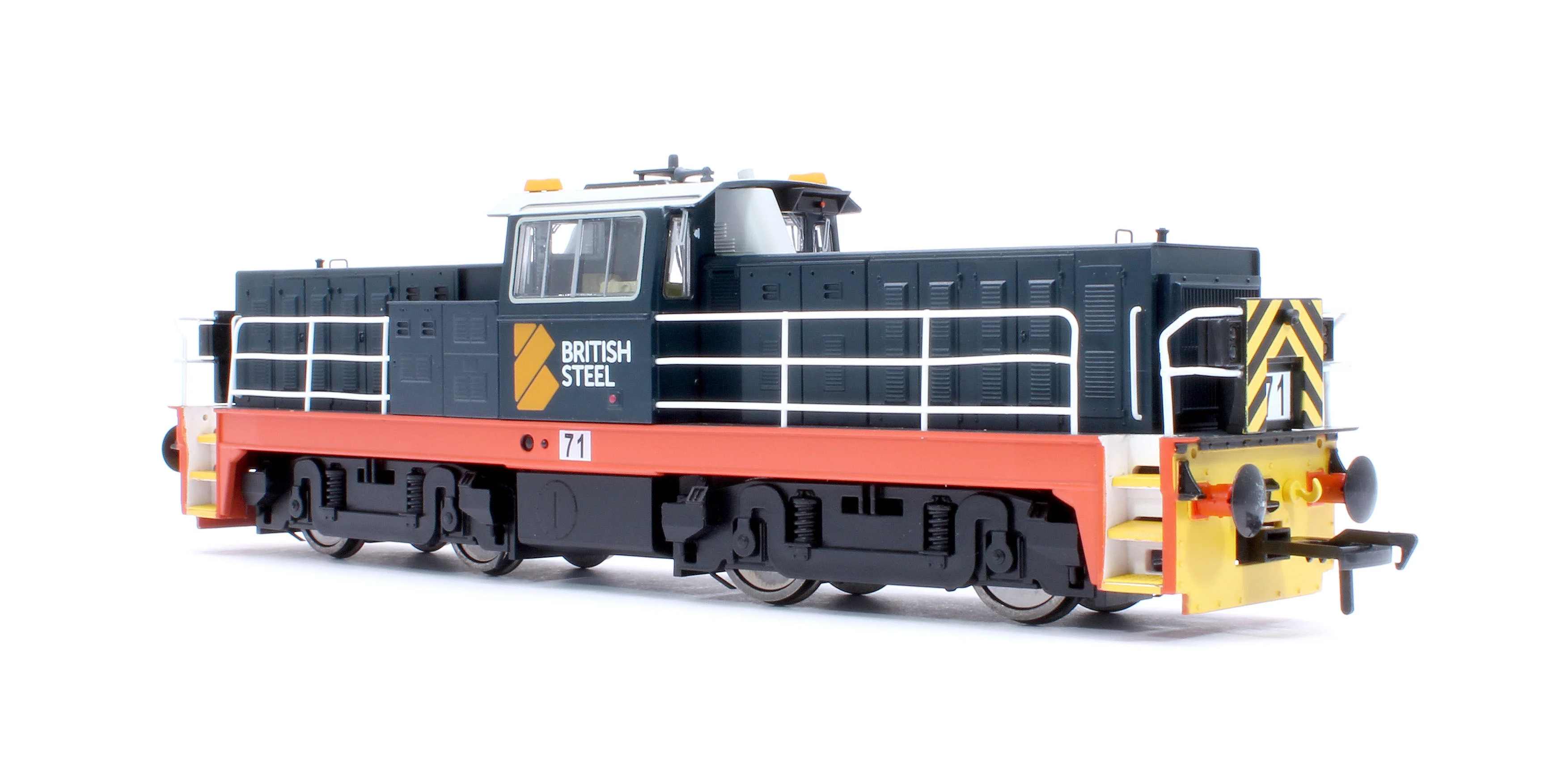 KRM-HUN-OO-S-71 Hunslet Bo-Bo in British Steel Blue No.71 Diesel Locomotive - DCC Sound - Image 2