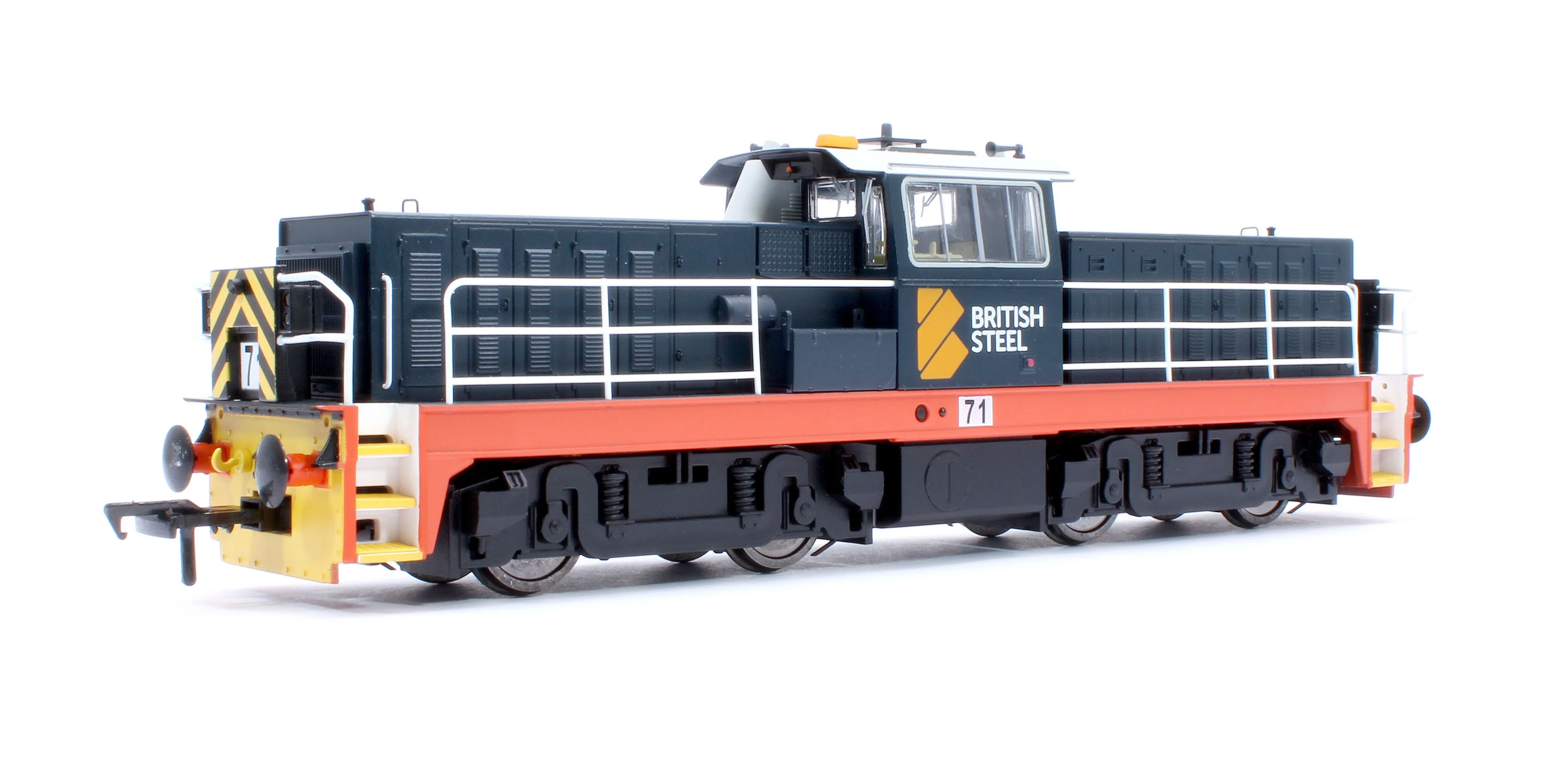 KRM-HUN-OO-S-71 Hunslet Bo-Bo in British Steel Blue No.71 Diesel Locomotive - DCC Sound - Image 3