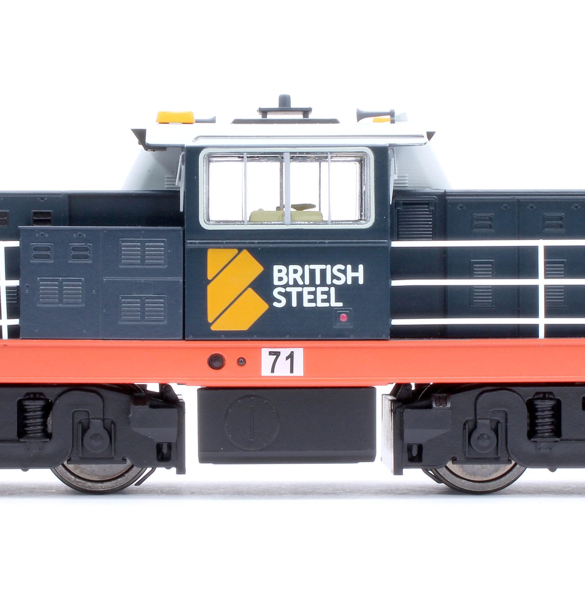 KRM-HUN-OO-S-71 Hunslet Bo-Bo in British Steel Blue No.71 Diesel Locomotive - DCC Sound - Image 6