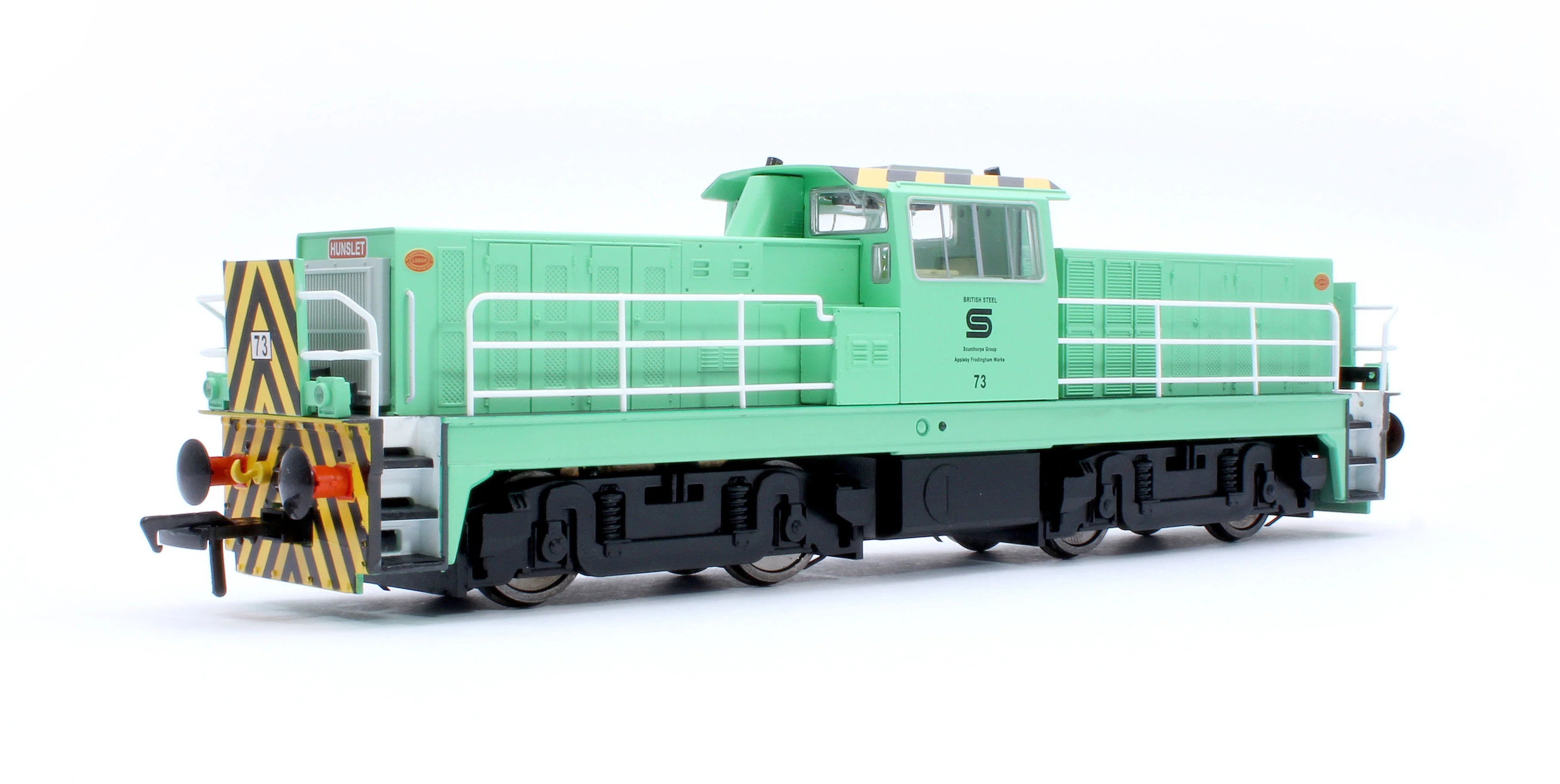 KRM-HUN-OO-S-73 Hunslet Bo-Bo in Delivery Green No.73 Diesel Locomotive - DCC Sound
