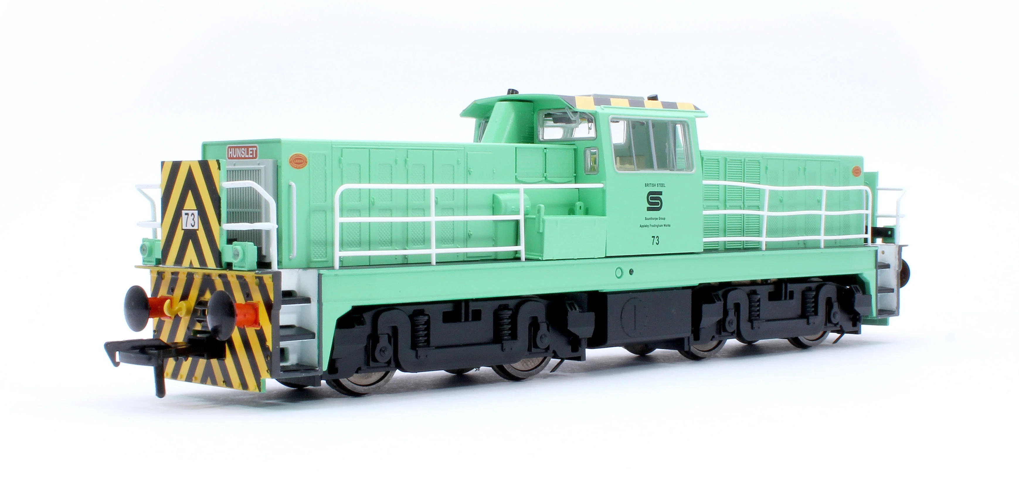 KRM-HUN-OO-S-73 Hunslet Bo-Bo in Delivery Green No.73 Diesel Locomotive - DCC Sound - Image 3
