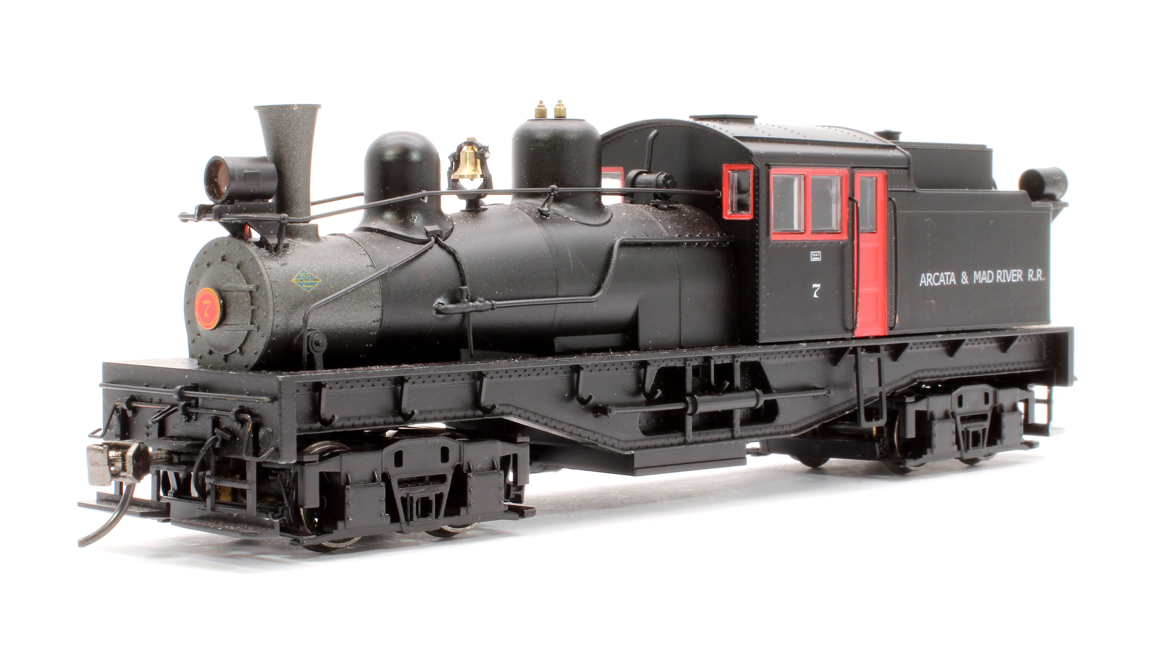 KRM-SHAY-HO-S-A7 The Shay, Arcata #7 50 Ton 2-Truck Shay Locomotive (DCC Sound)