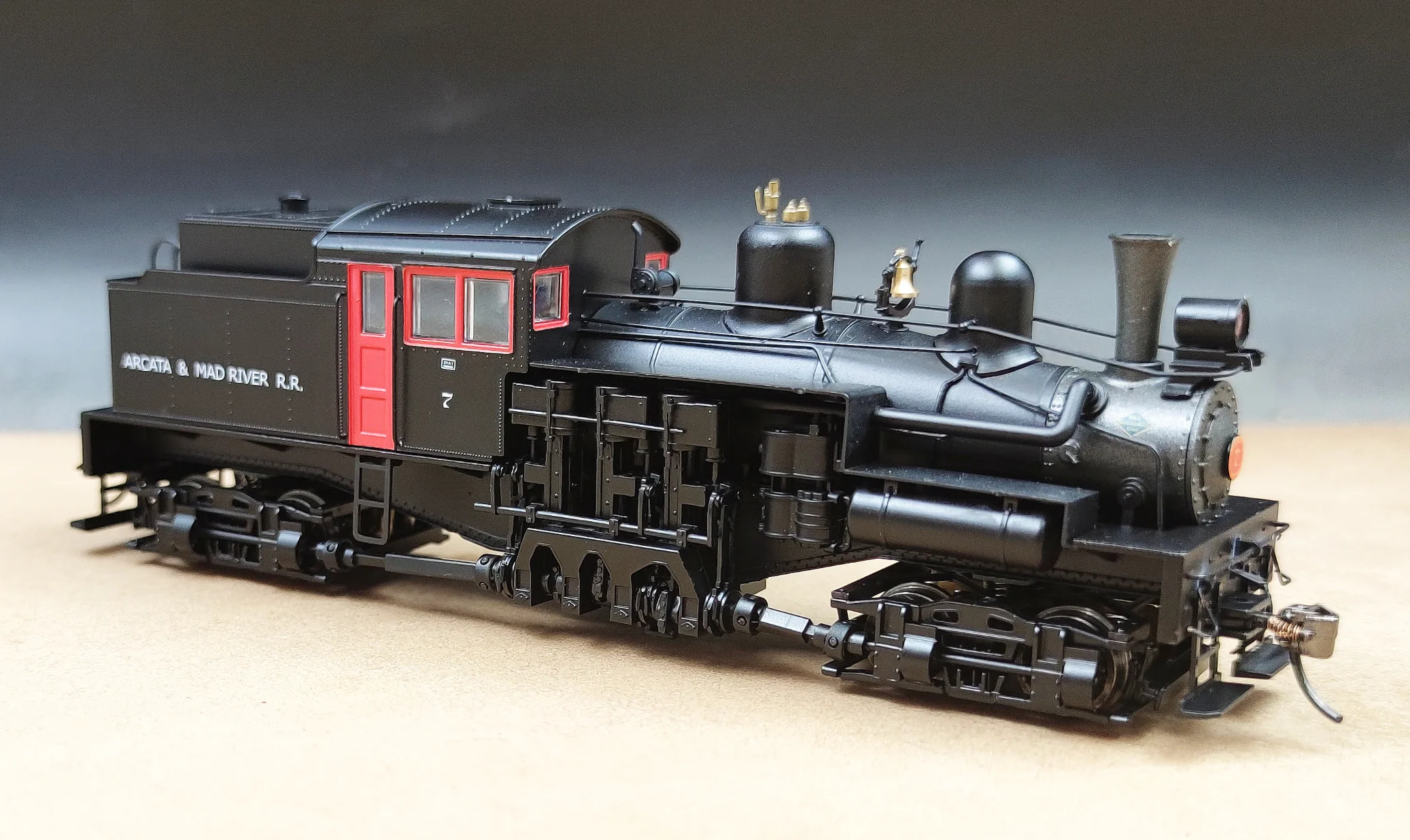 KRM-SHAY-HO-R-W6 The Shay, West Side Lumber #6 50 Ton 2-Truck Shay Locomotive