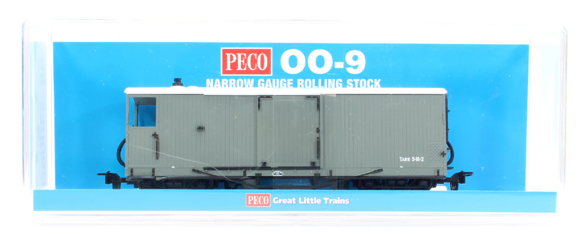GR240UGO L&B 8 ton Bogie Goods Brake Van L&B Livery Unlettered Grey, Open Veranda - Image 4