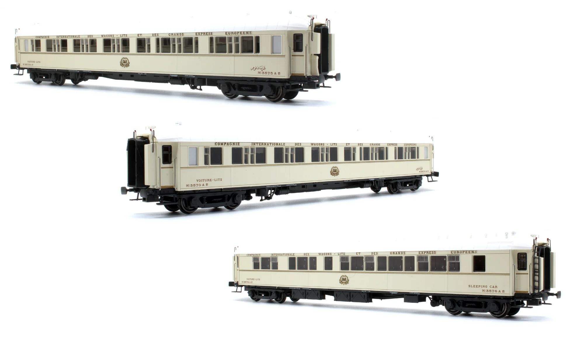 49139 Pre-Owned 3-piece sleeping car set type WL S1 of the CIWL, era II