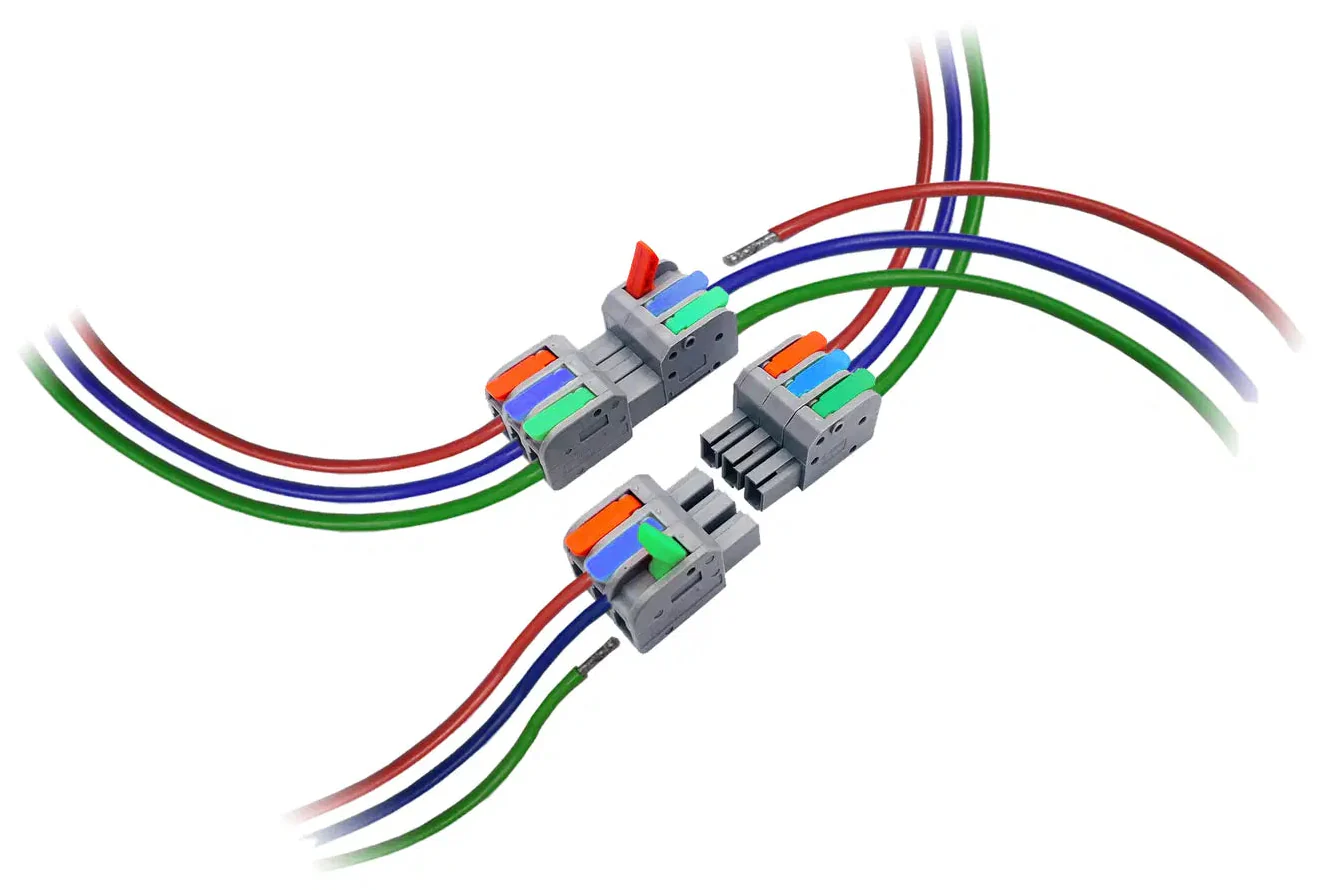 DCW-iLP3.8 Solder-Free 3-Pole 2-piece PLUGGABLE i-Link Connectors (8 pairs) - Image 3