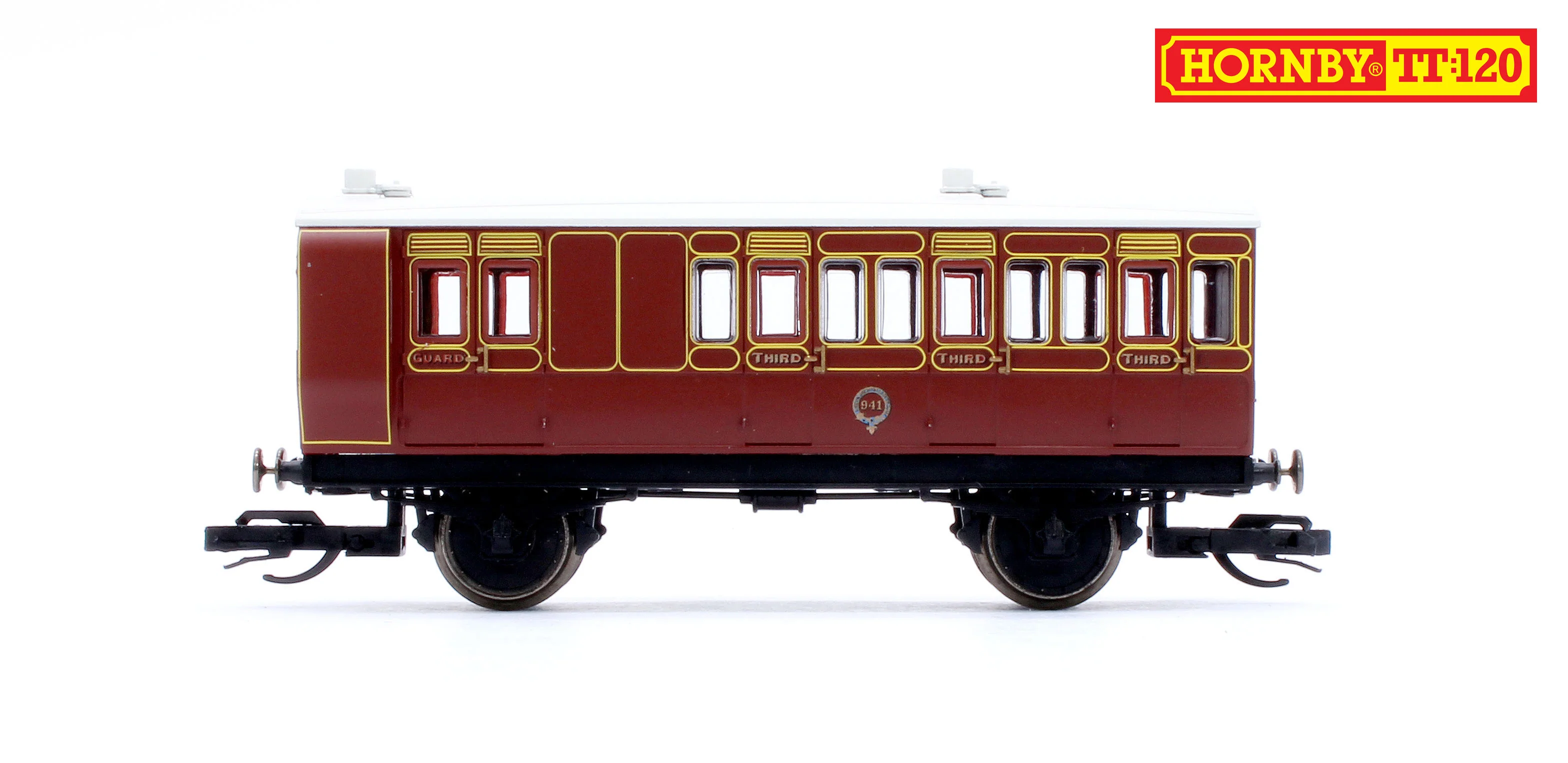 TT4057 LB&SCR 4 Wheel Coach 3rd Class Brake - Image 2