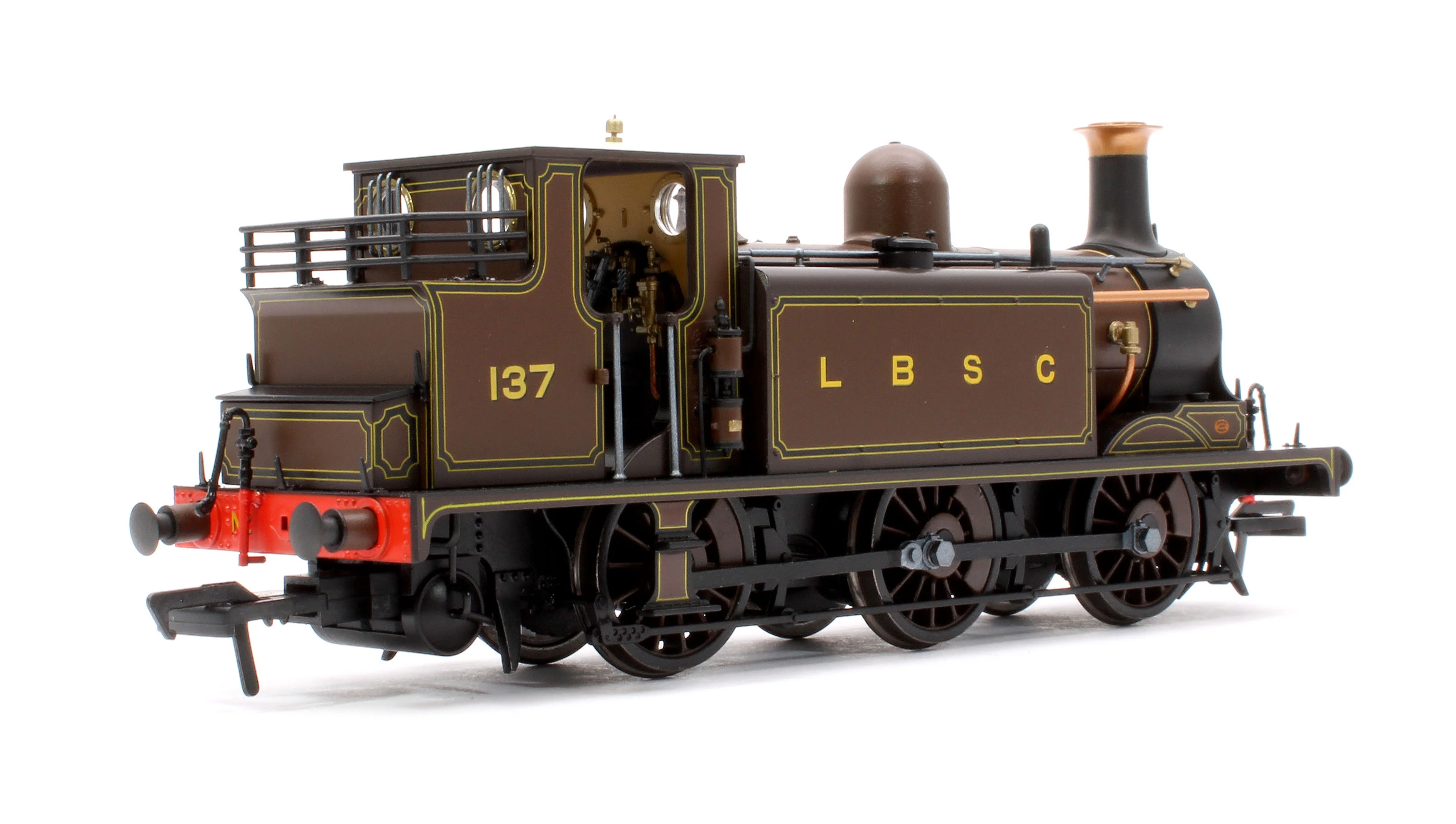 936506 LBSCR Stroudley ‘E1’ 0-6-0T No. 137, LBSCR Marsh Umber - Steam Tank Locomotive - DCC Sound - Image 3