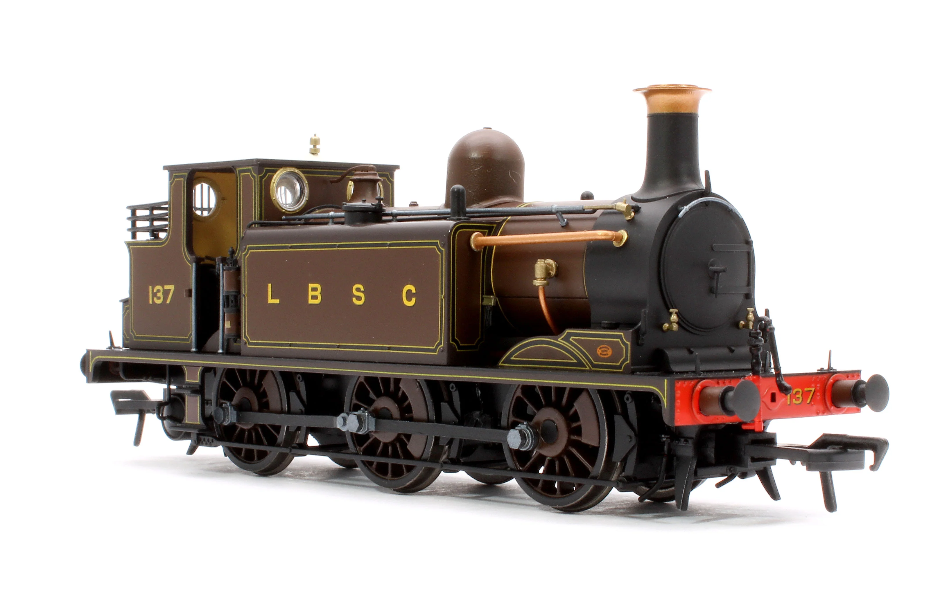 936506 LBSCR Stroudley ‘E1’ 0-6-0T No. 137, LBSCR Marsh Umber - Steam Tank Locomotive - DCC Sound - Image 4
