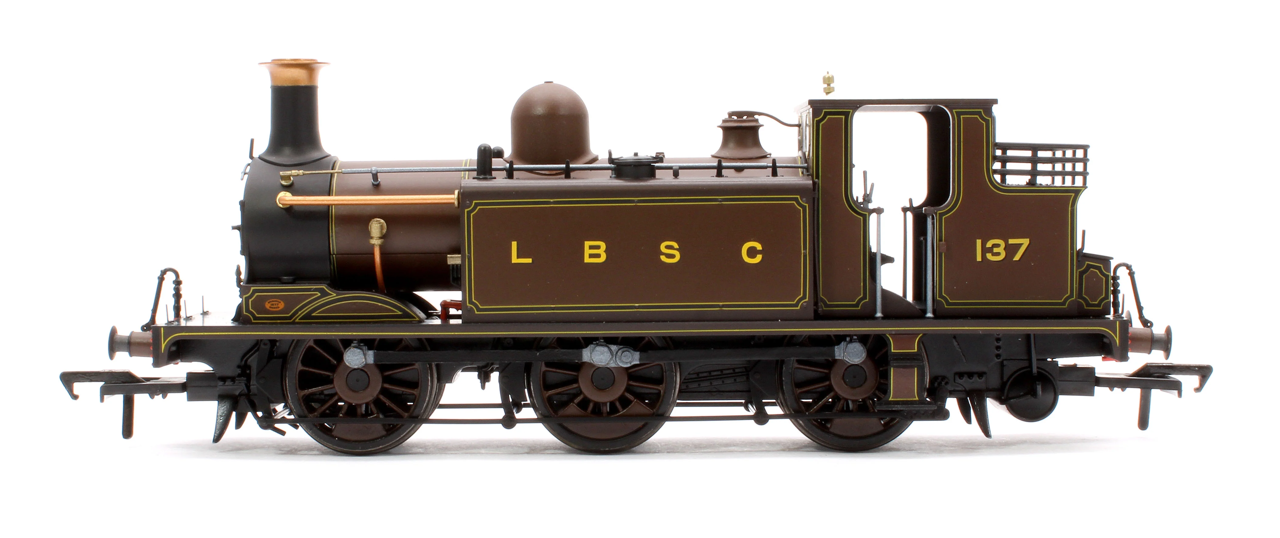 936506 LBSCR Stroudley ‘E1’ 0-6-0T No. 137, LBSCR Marsh Umber - Steam Tank Locomotive - DCC Sound - Image 5