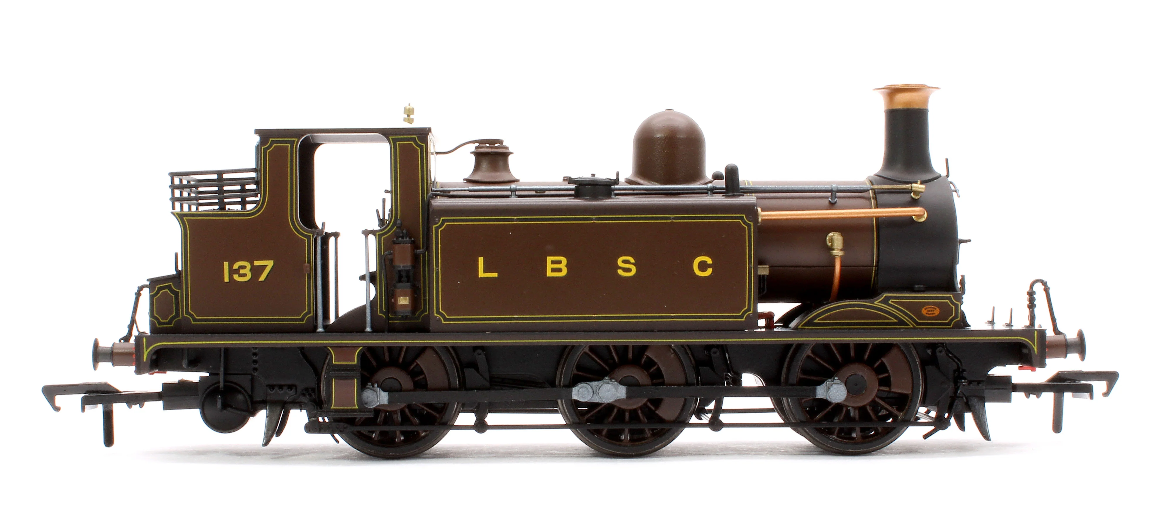 936506 LBSCR Stroudley ‘E1’ 0-6-0T No. 137, LBSCR Marsh Umber - Steam Tank Locomotive - DCC Sound - Image 6